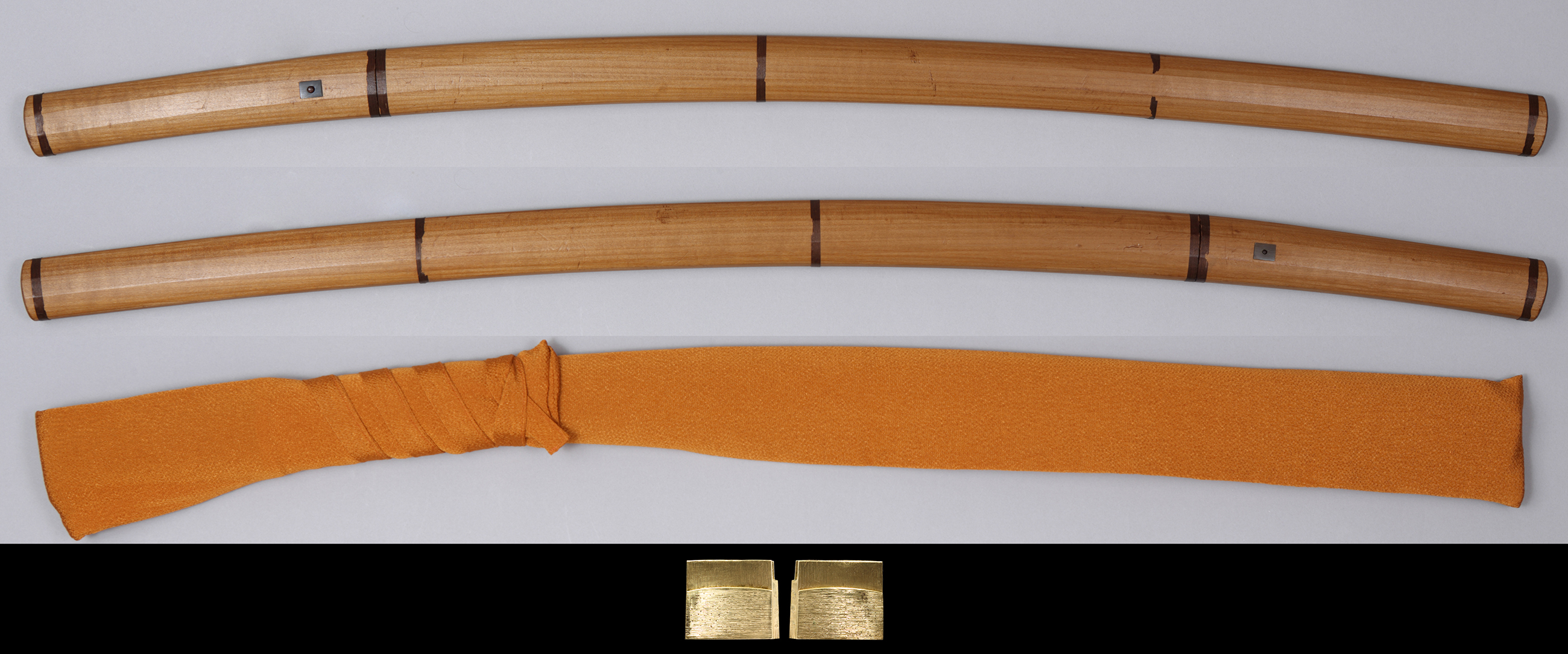 白鞘　刀袋　はばき