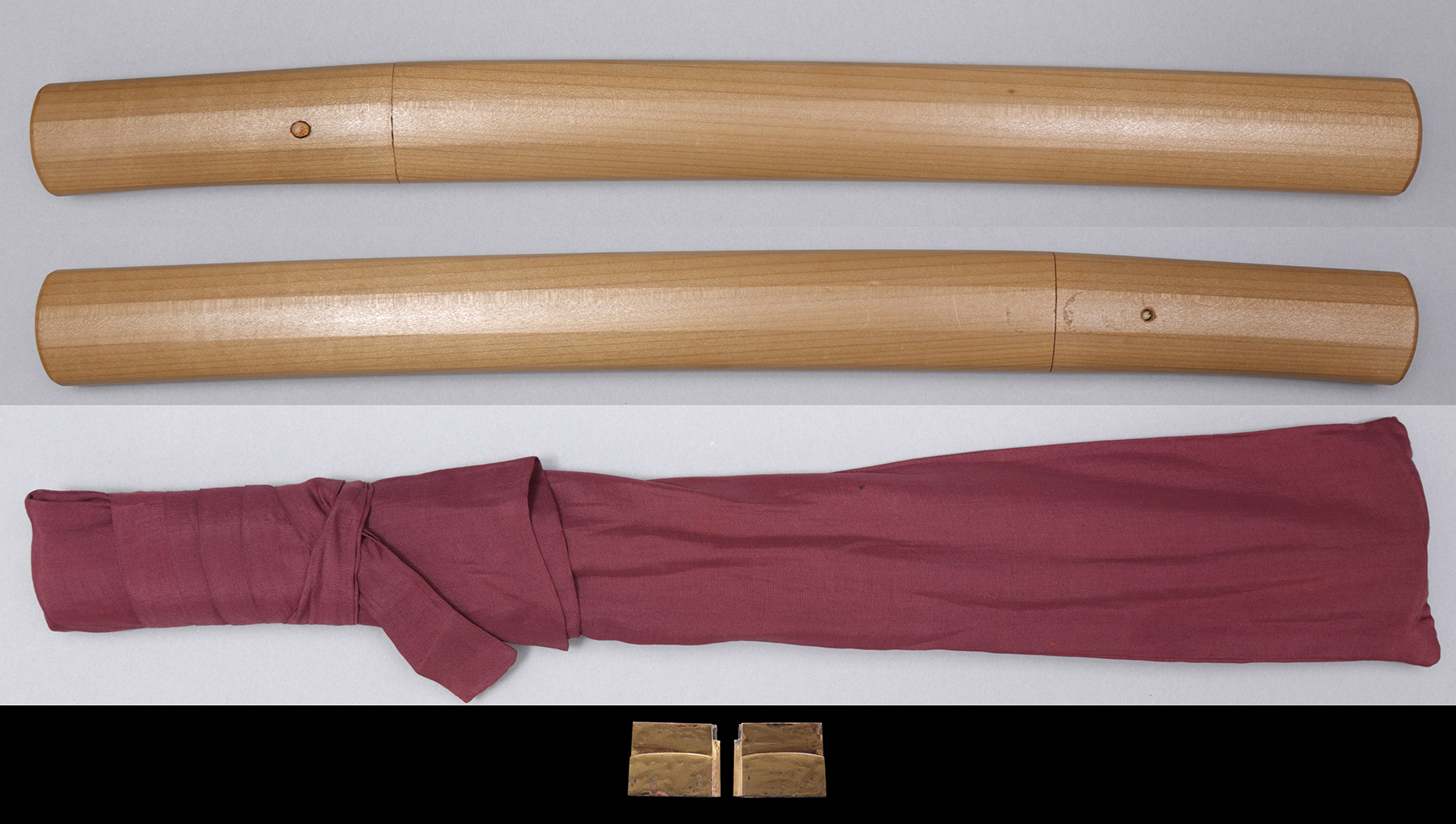刀剣小町　白鞘　刀袋　はばき画像