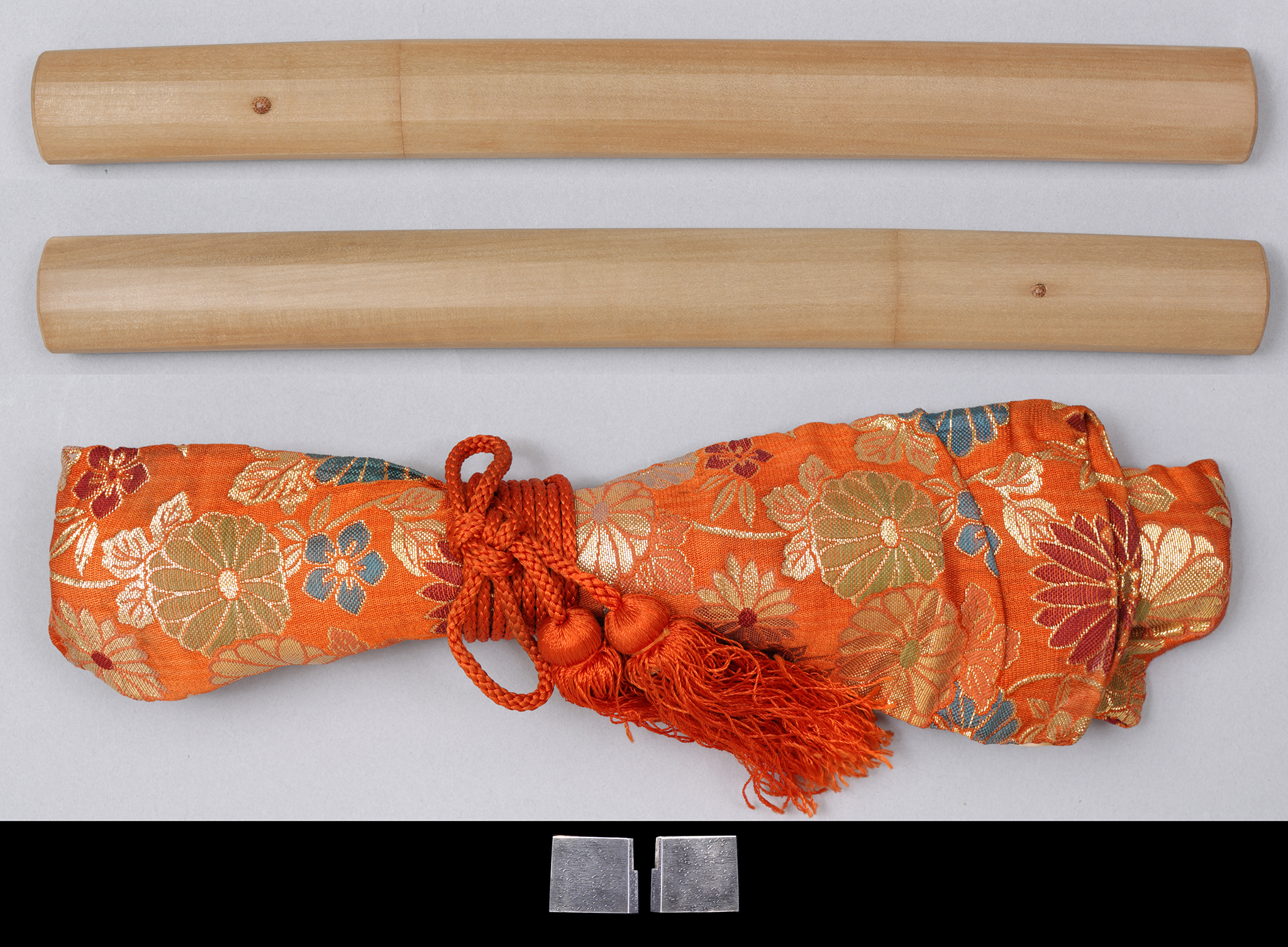 白鞘　刀袋　はばき